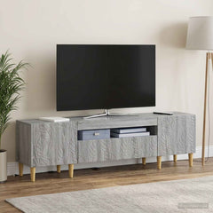 LED TV Cabinet DELFT 153 x 35 x 43 cm Grey sonoma