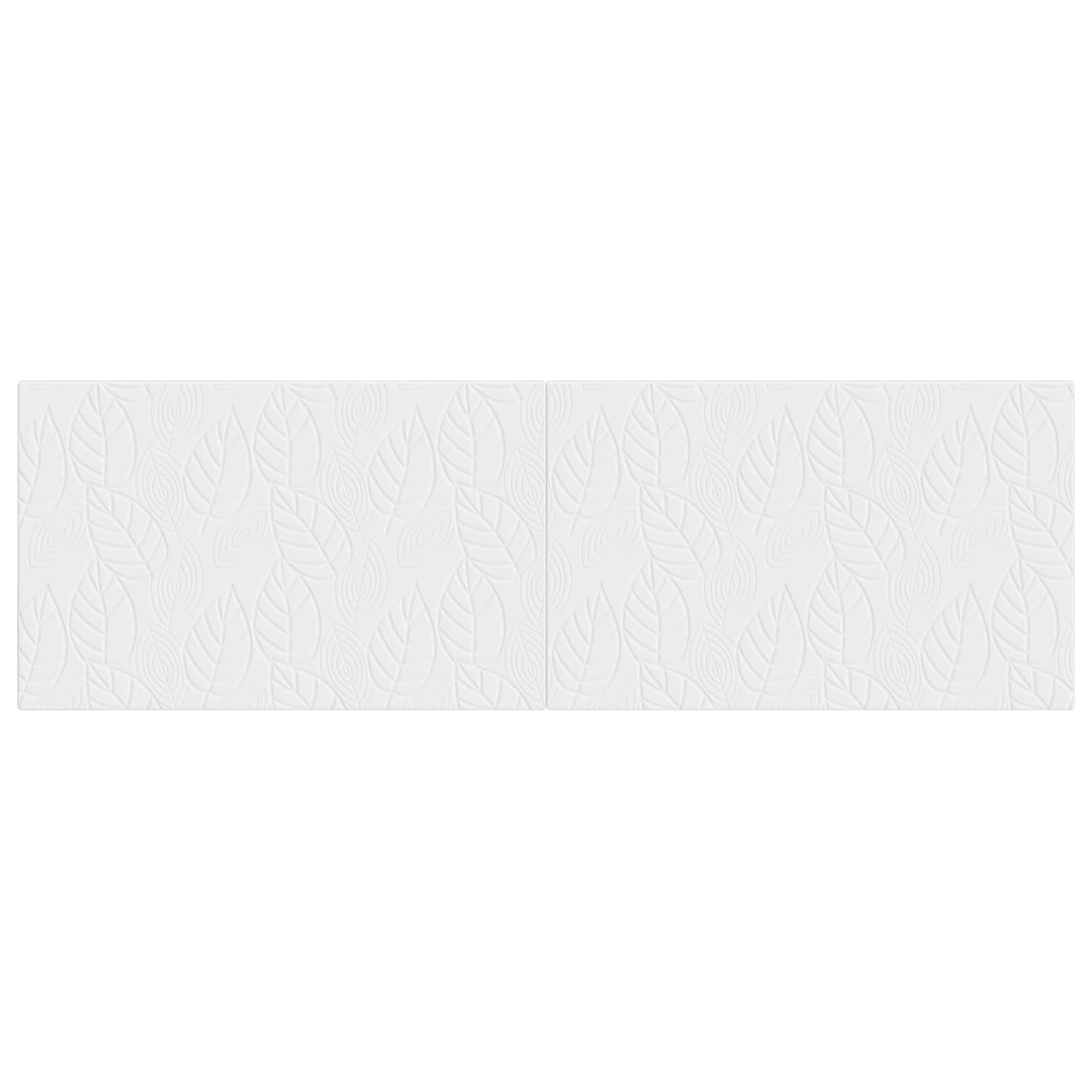 vidaXL Wall-Mounted Headboard DELFT White Engineered Wood 3