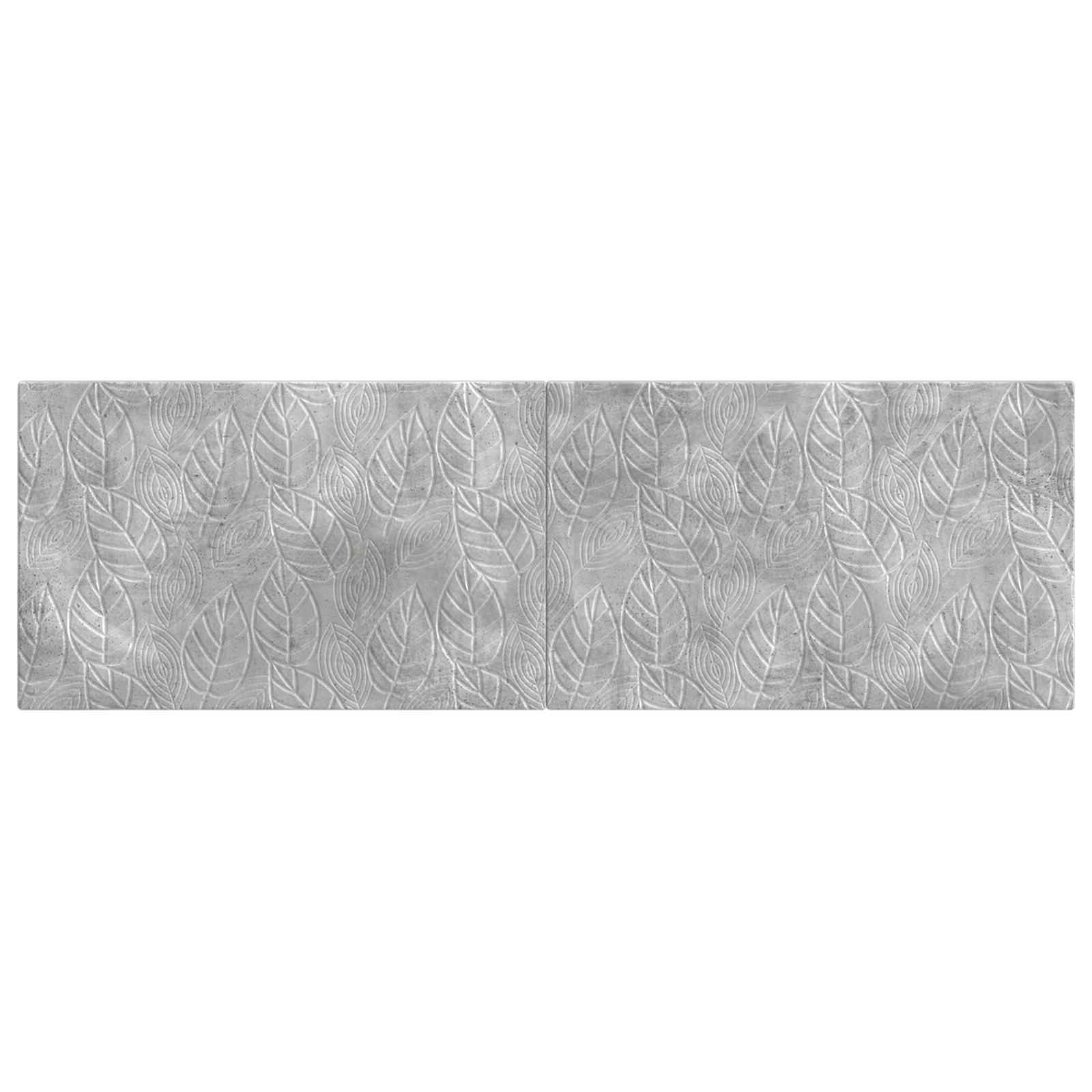 vidaXL Wall-Mounted Headboard DELFT Concrete Grey Engineered Wood 3