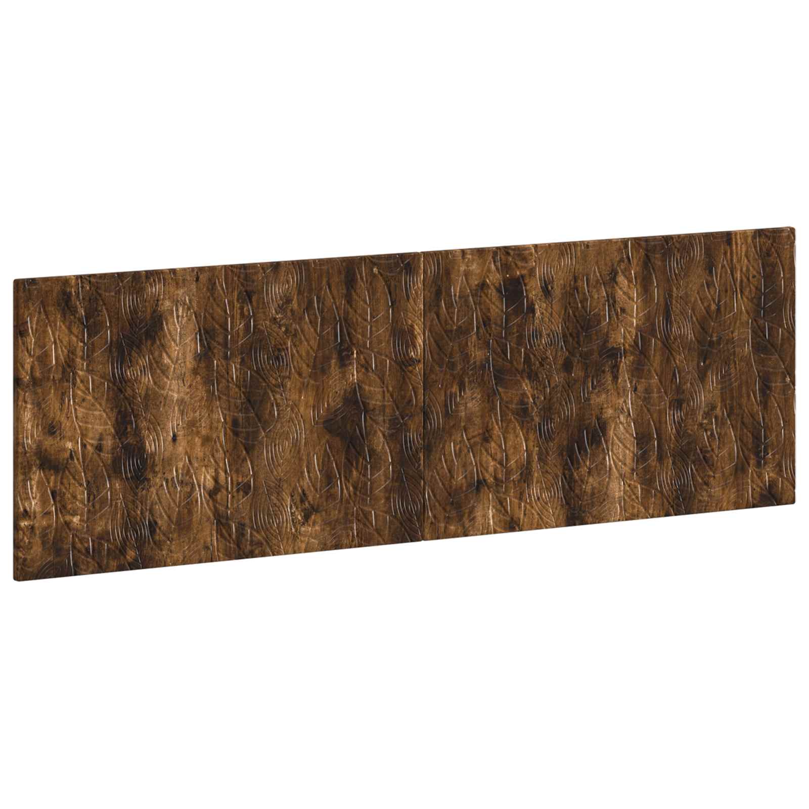 vidaXL Wall-Mounted Headboard DELFT Smoked Oak Engineered Wood 2