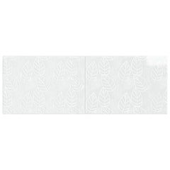 vidaXL Wall-Mounted Headboard DELFT High Gloss White Engineered Wood 3