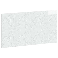 vidaXL Wall-Mounted Headboard DELFT High Gloss White Engineered Wood 2