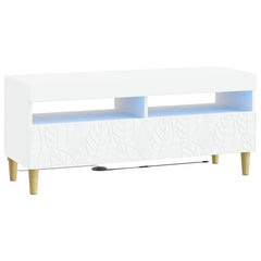 LED TV Cabinet Engineered Wood White