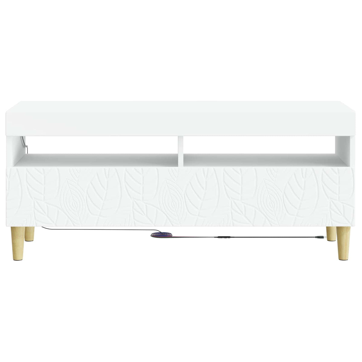 LED TV Cabinet Engineered Wood White