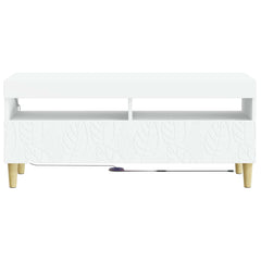 LED TV Cabinet Engineered Wood White
