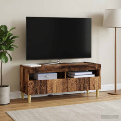 LED TV Cabinet Engineered Wood Old wood