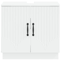 vidaXL Bathroom Sink Cabinet HOORN White 59.5 x 31.5x 56 cm 4