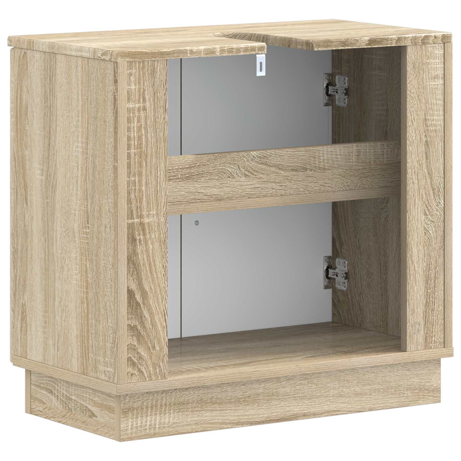 vidaXL Bathroom Sink Cabinet HOORN Sonoma Oak 59.5 x 31.5x 56 cm 6