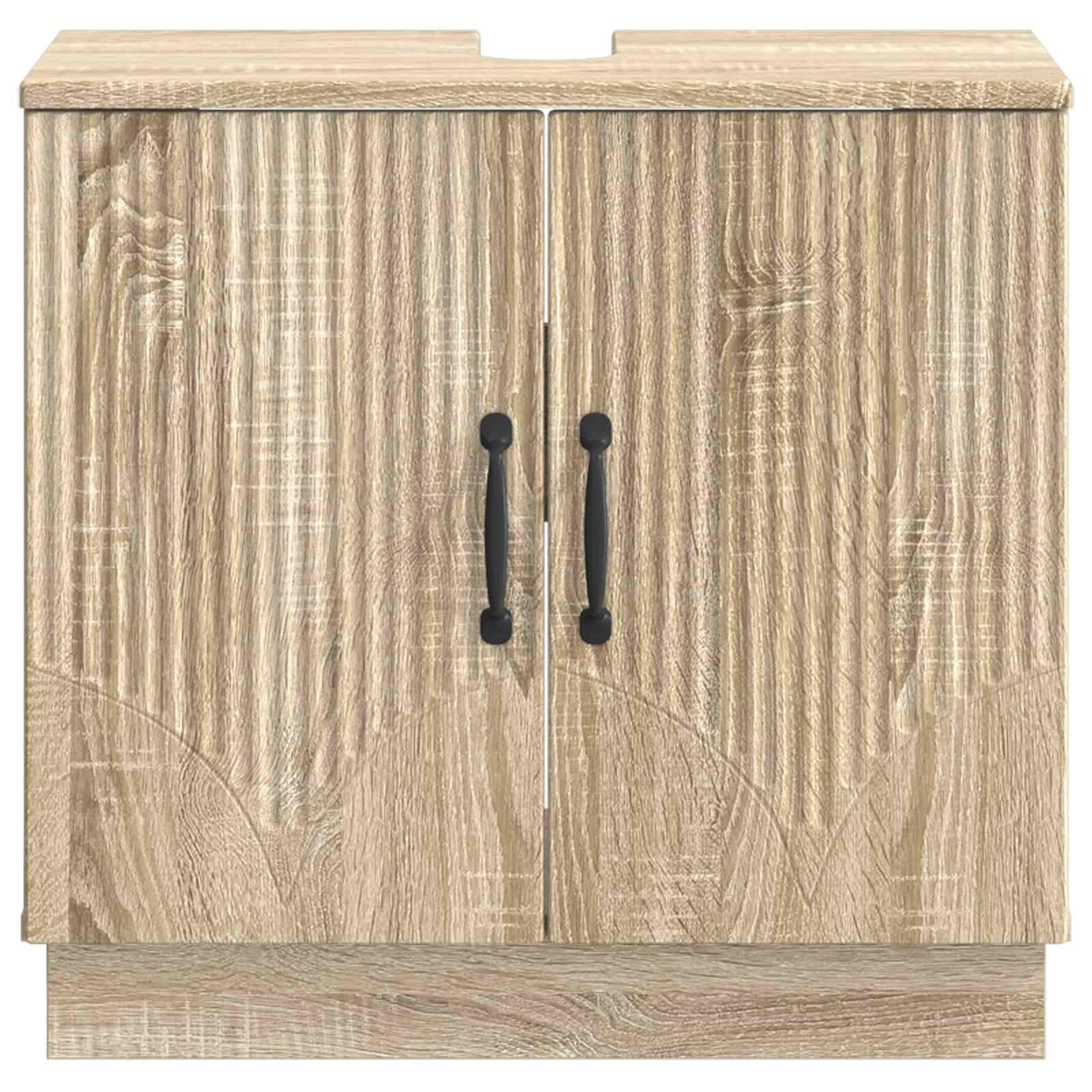 vidaXL Bathroom Sink Cabinet HOORN Sonoma Oak 59.5 x 31.5x 56 cm 4