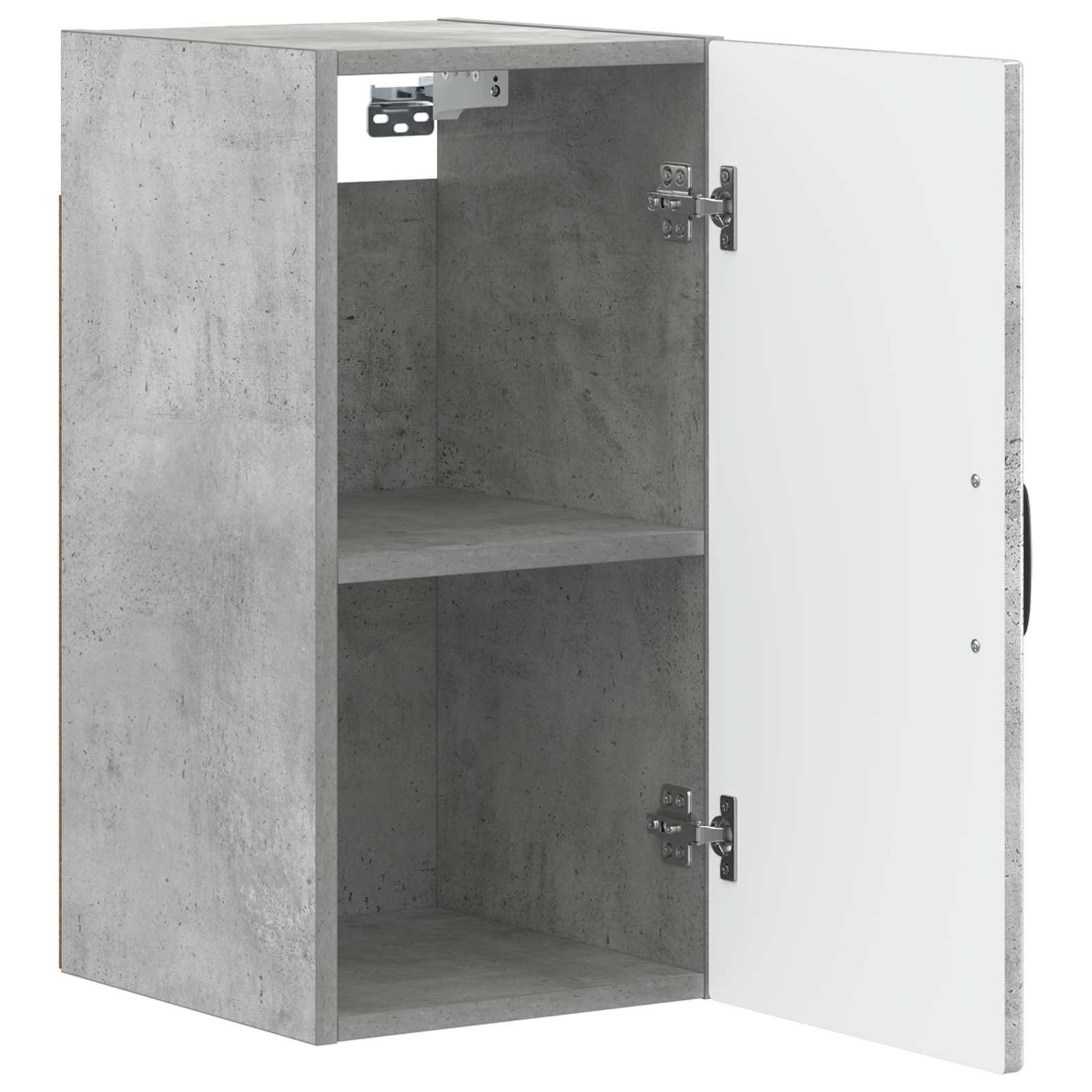 vidaXL Bathroom Wall Cabinet HOORN Concrete Grey 30 x 31 x 59 cm 3