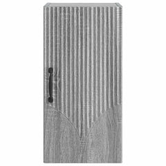 vidaXL Bathroom Wall Cabinet HOORN Grey Sonoma 30 x 31 x 59 cm 4