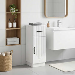 Bathroom Storage Cainet HOORN 30 x 31 x 77 cm White