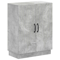 vidaXL Bathroom Storage Cainet HOORN Concrete Grey 59.5 x 31 x 77 cm 2