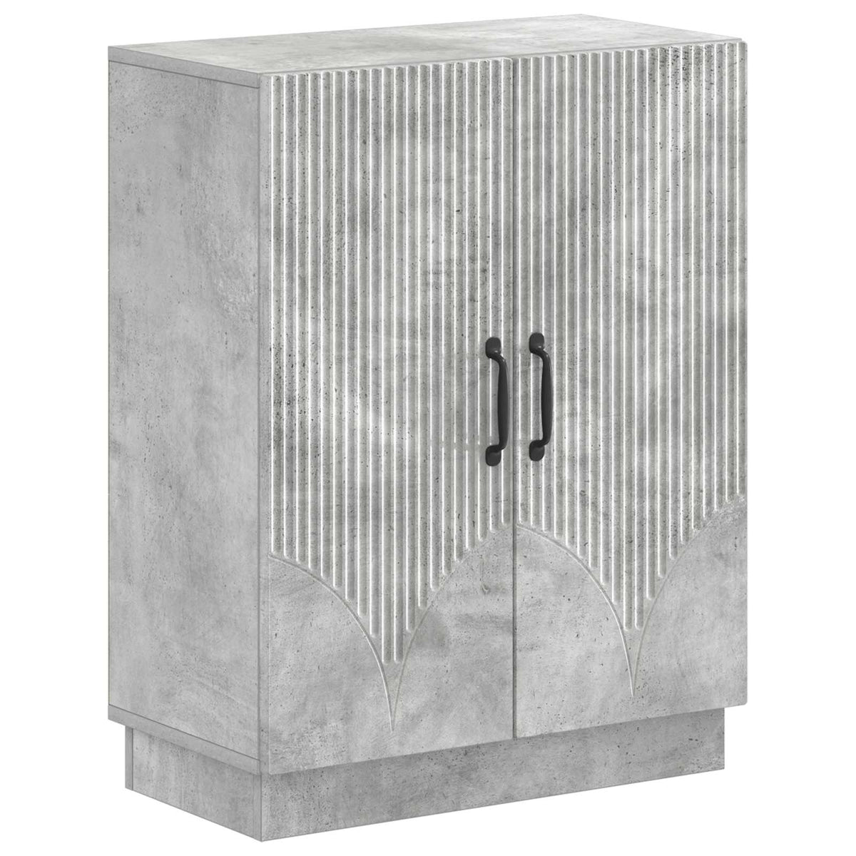 Bathroom Storage Cainet HOORN 59.5 x 31 x 77 cm Concrete grey