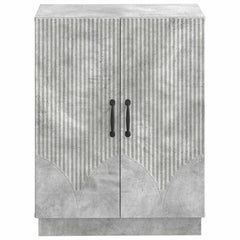 vidaXL Bathroom Storage Cainet HOORN Concrete Grey 59.5 x 31 x 77 cm 4