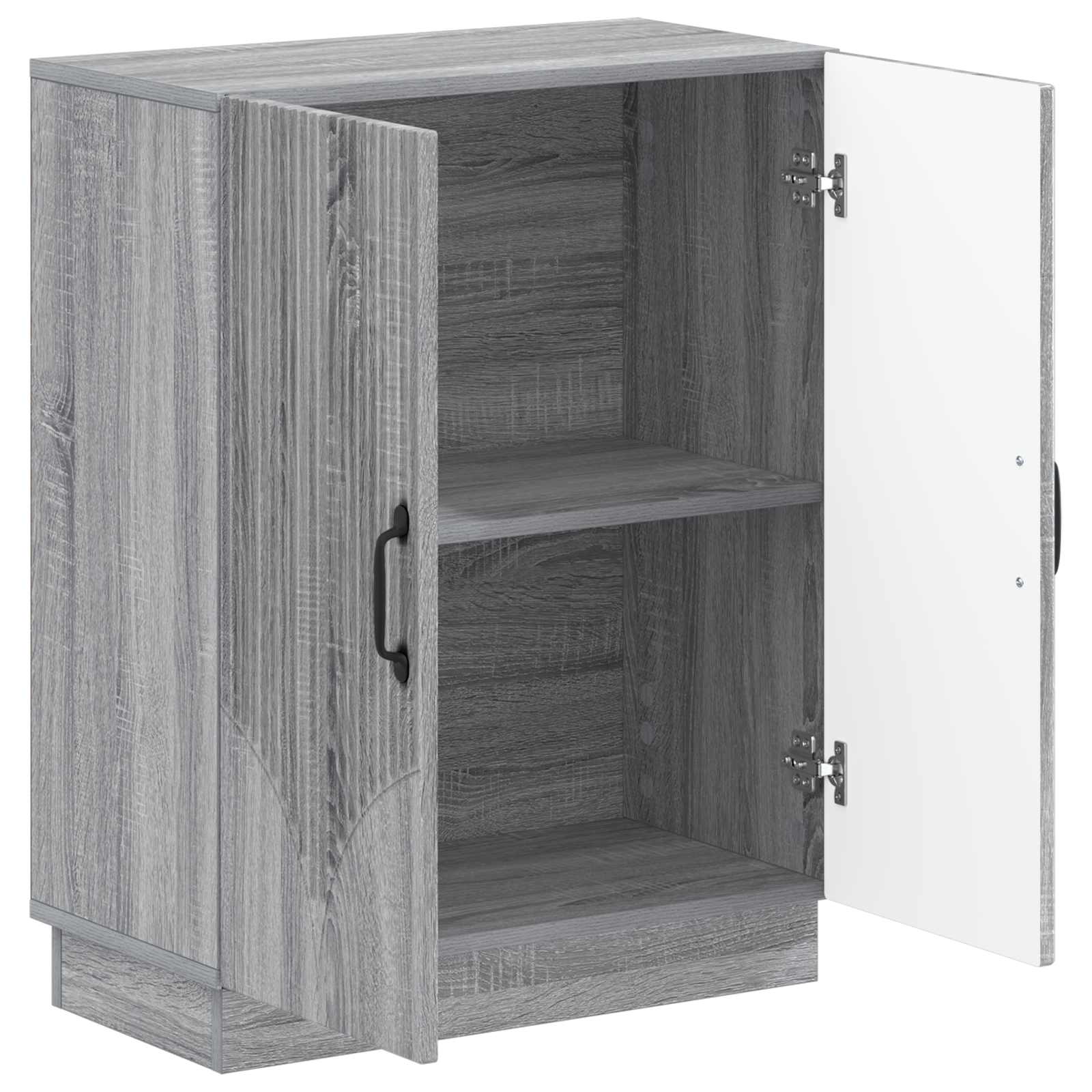 vidaXL Bathroom Storage Cainet HOORN Grey Sonoma 59.5 x 31 x 77 cm 3