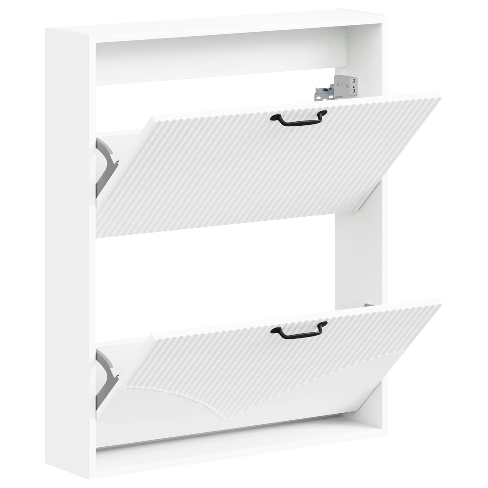 vidaXL Wall-Mounted Shoe Cabinet HOORN 71 x 17 x 86 cm Engineered Wood 3