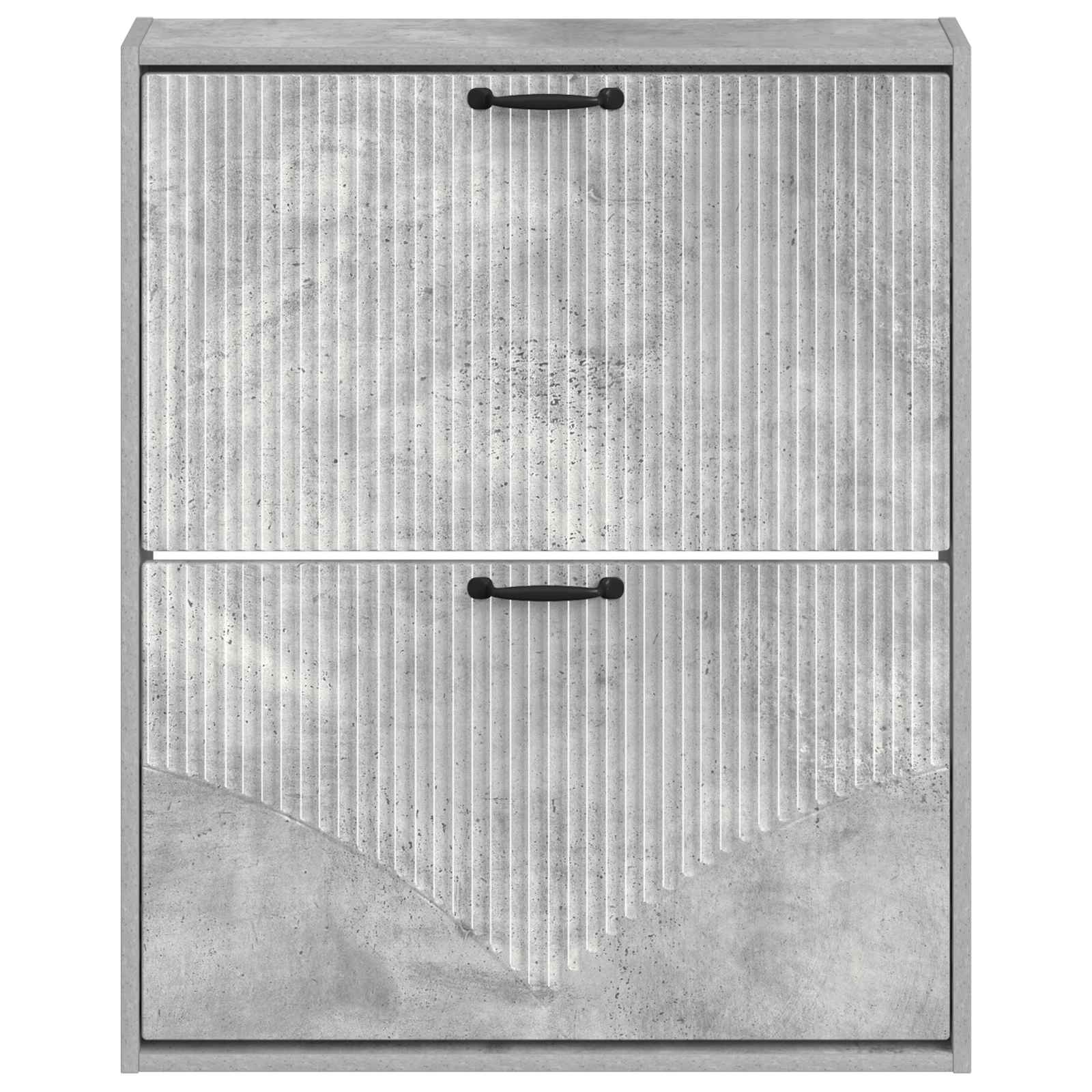vidaXL Wall-Mounted Shoe Cabinet HOORN 71 x 17 x 86 cm Engineered Wood 4