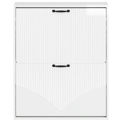 vidaXL Wall-Mounted Shoe Cabinet HOORN 71 x 17 x 86 cm Engineered Wood 4