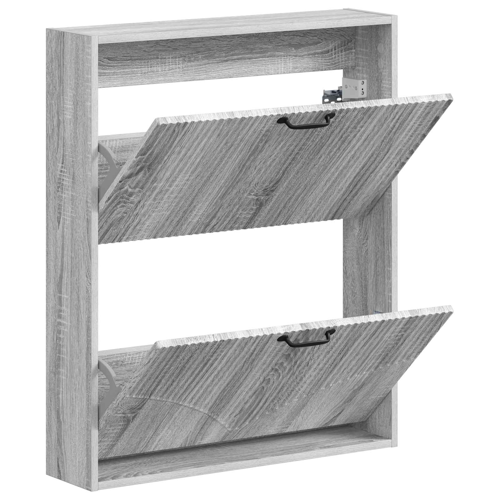 vidaXL Wall-Mounted Shoe Cabinet HOORN 71 x 17 x 86 cm Engineered Wood 3