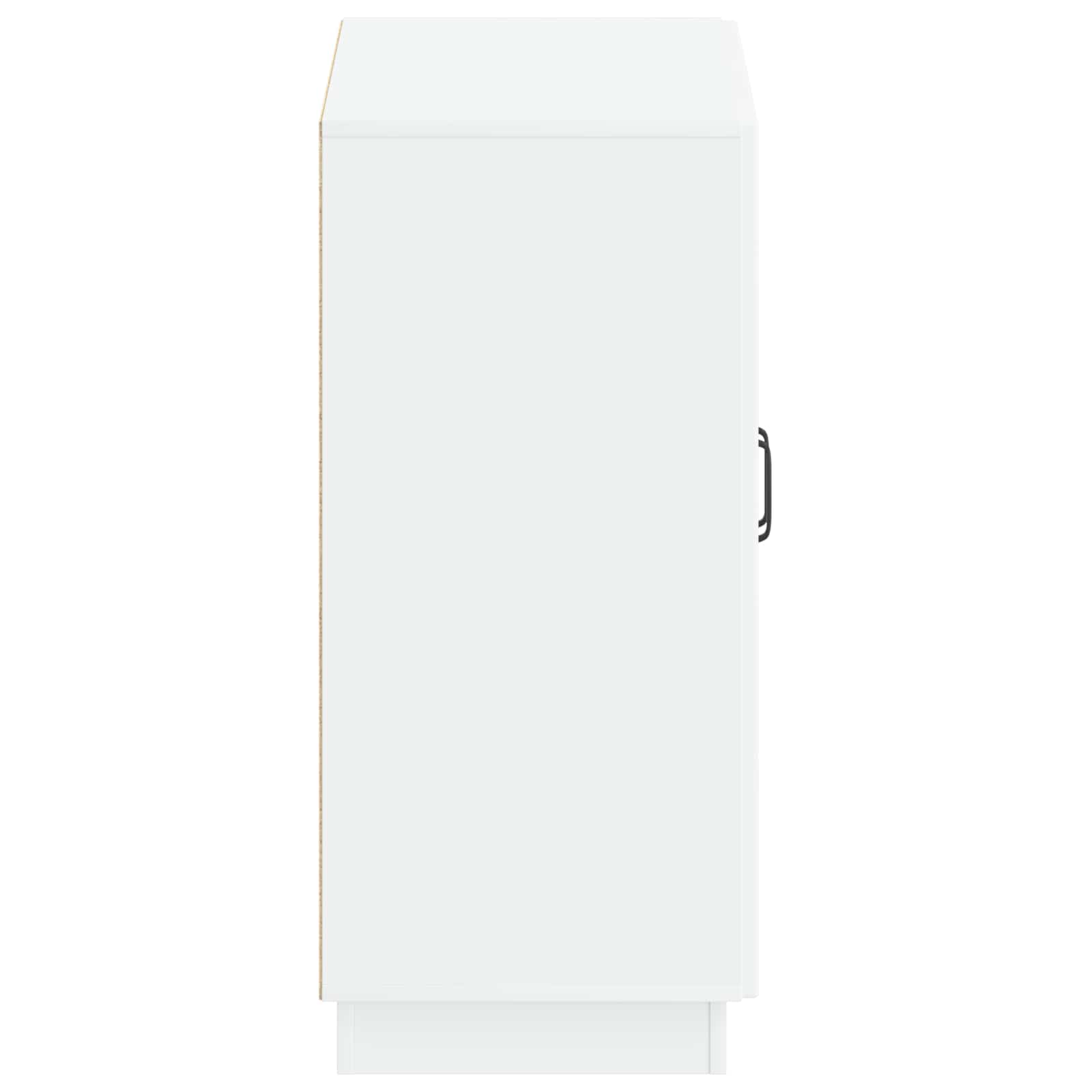 vidaXL Shoe Cabinet HOORN 59.5 x 39.5 x 87 cm Engineered Wood White 5