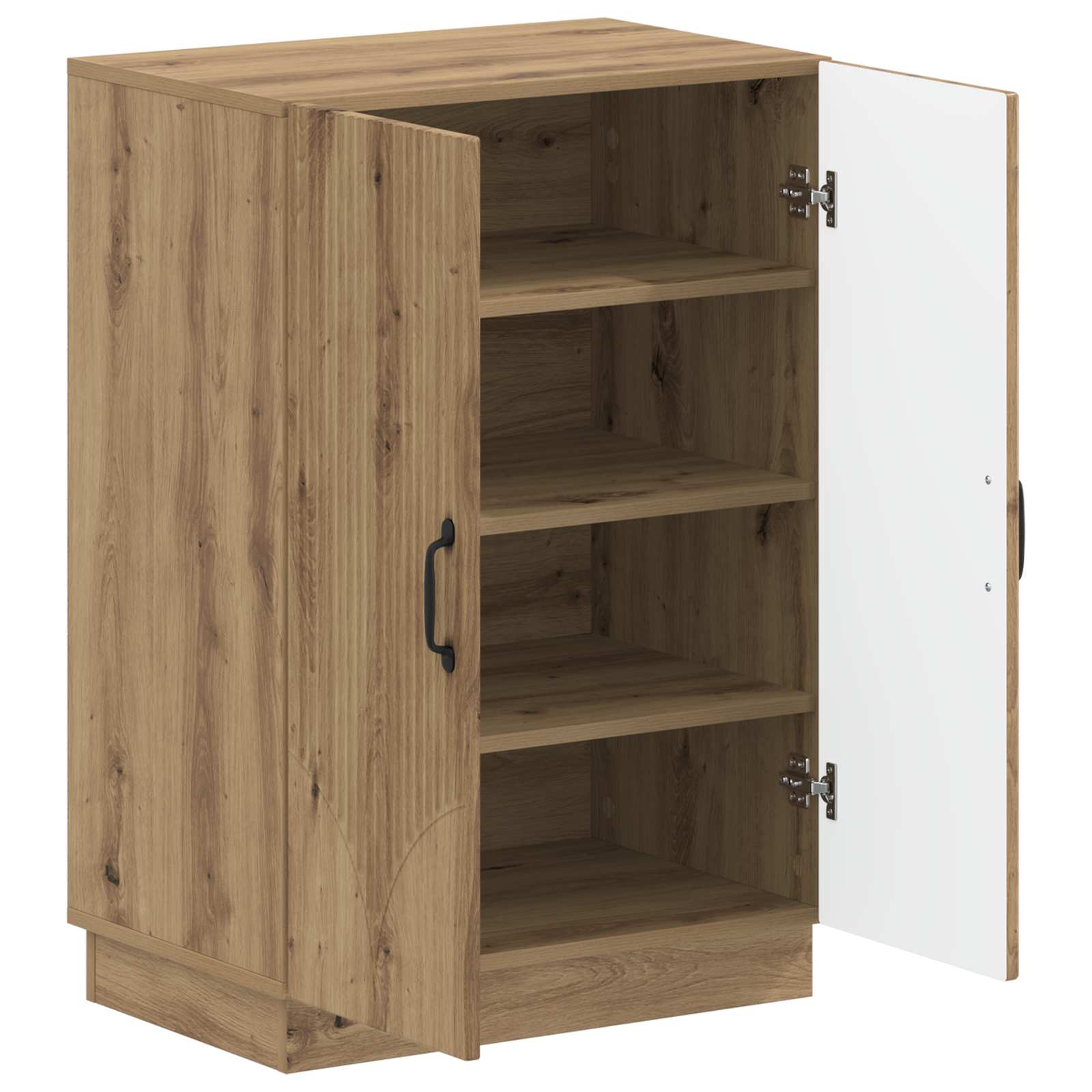 vidaXL Shoe Cabinet HOORN 59.5 x 39.5 x 87 cm Engineered Wood 3