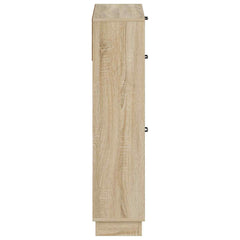 vidaXL Shoe Cabinet HOORN 78 x 24 x 100 cm Engineered Wood Sonoma Oak 5