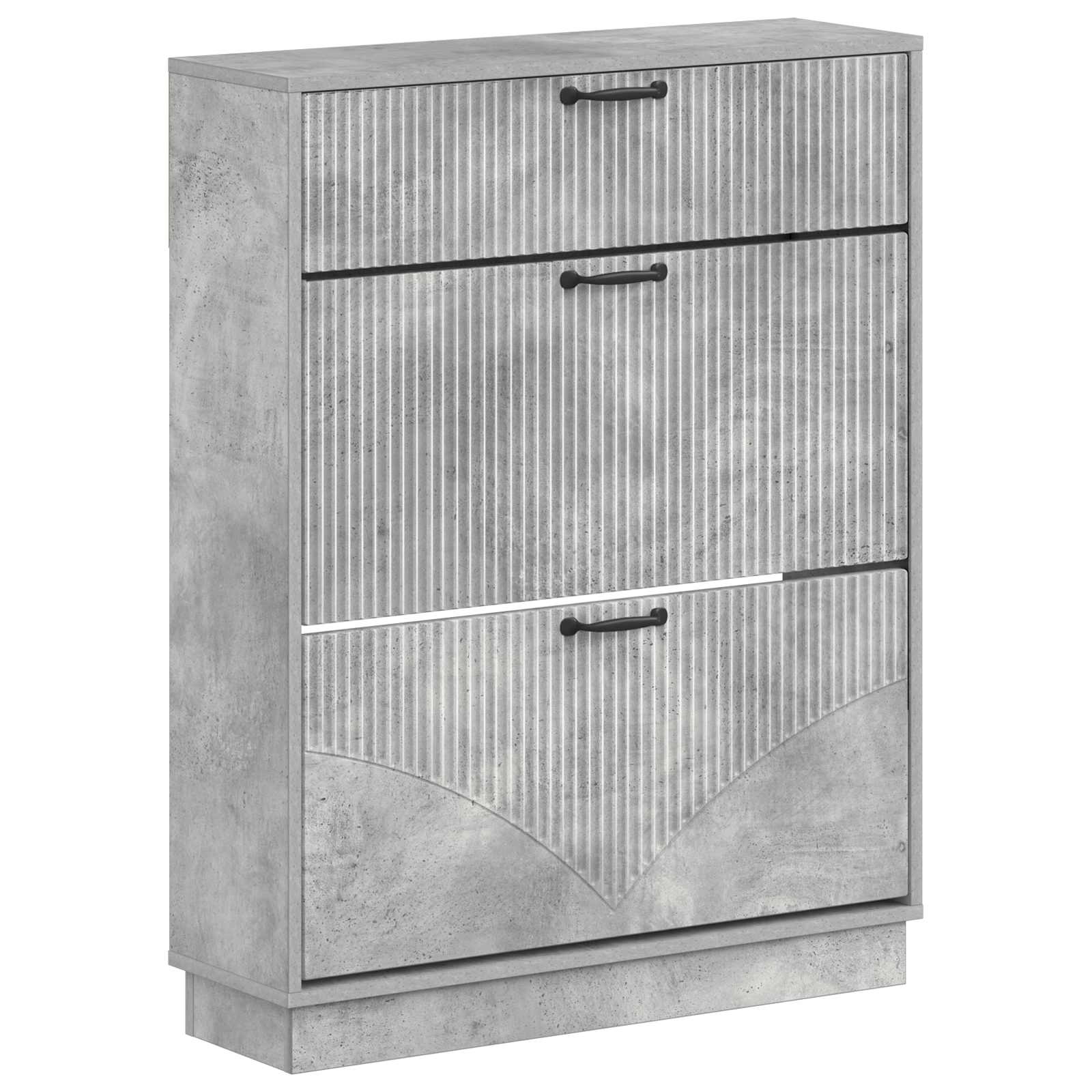 vidaXL Shoe Cabinet HOORN 78 x 24 x 100 cm Engineered Wood 2