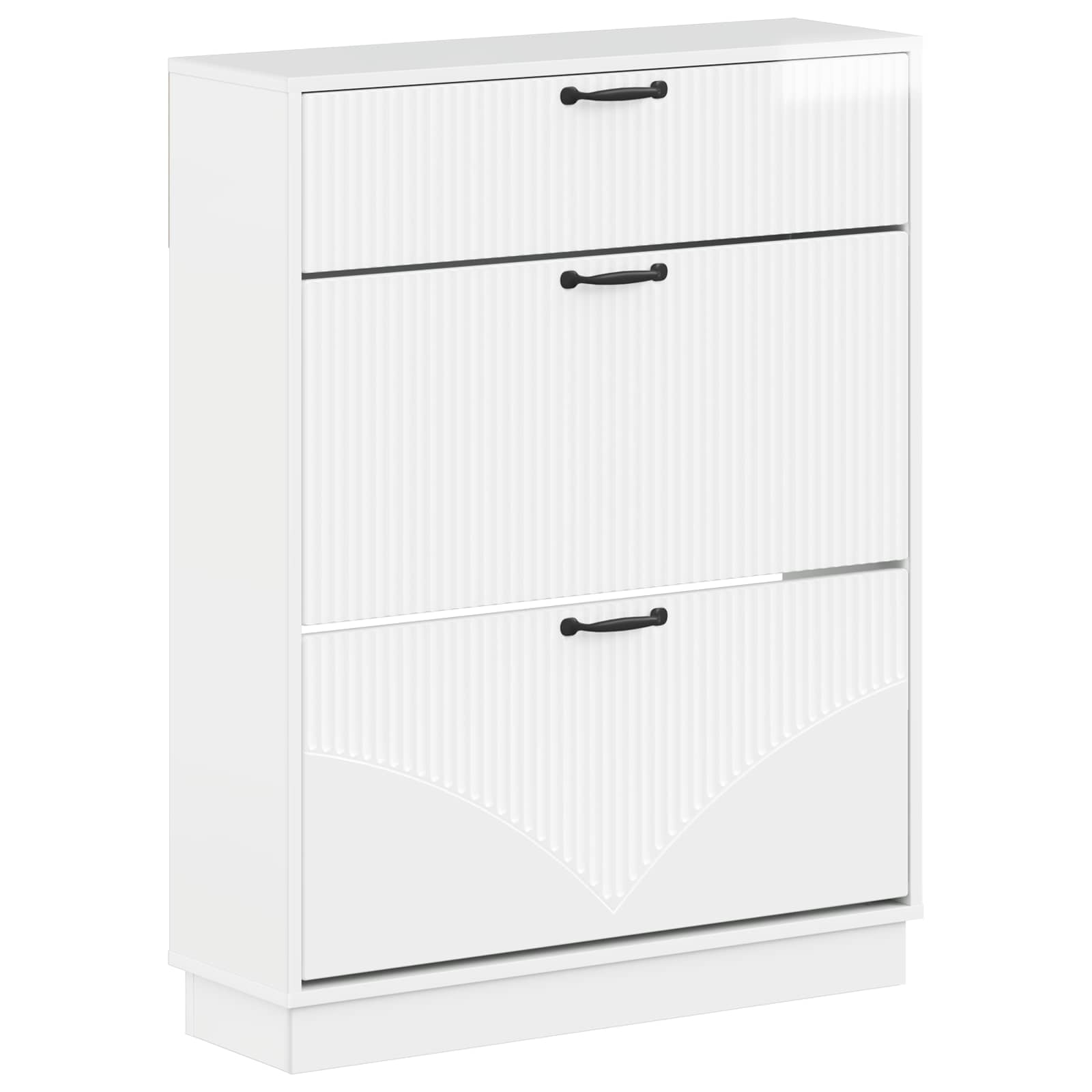 vidaXL Shoe Cabinet HOORN 78 x 24 x 100 cm Engineered Wood 2