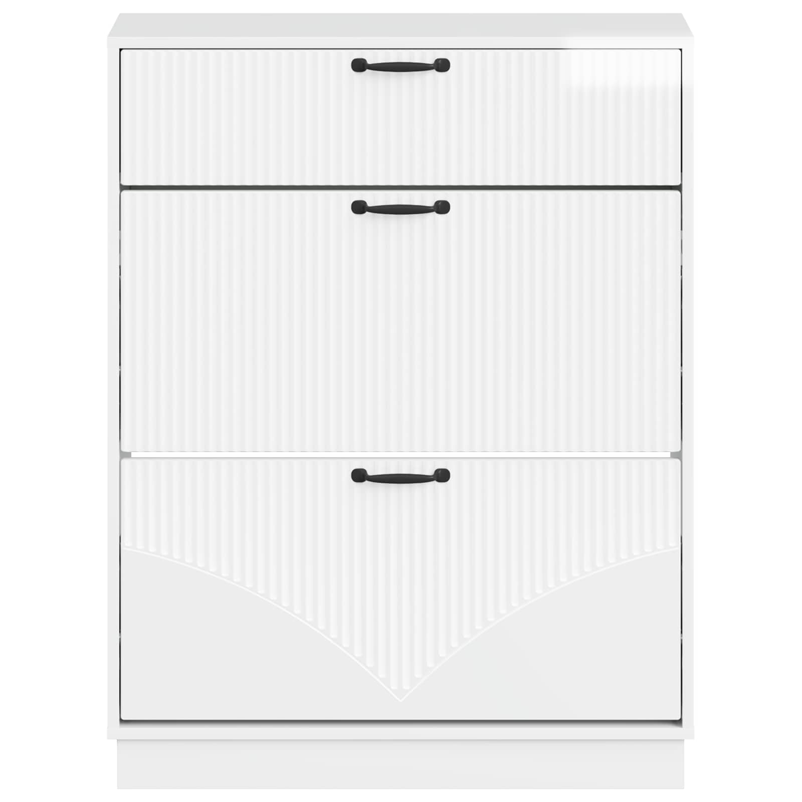 vidaXL Shoe Cabinet HOORN 78 x 24 x 100 cm Engineered Wood 4