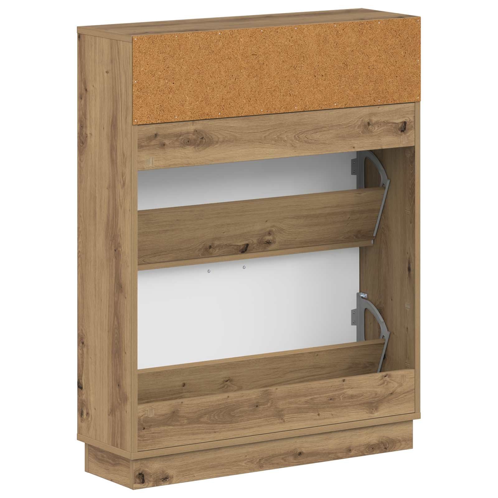 vidaXL Shoe Cabinet HOORN 78 x 24 x 100 cm Engineered Wood Artisan Oak 6