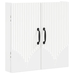 vidaXL Dartboard Cabinet HOORN White 52.5 x 10.5 x 53.5 cm 4