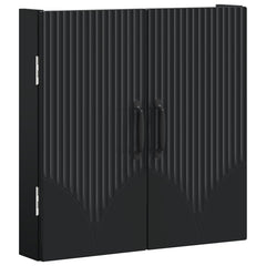 vidaXL Dartboard Cabinet HOORN Black 52.5 x 10.5 x 53.5 cm 4