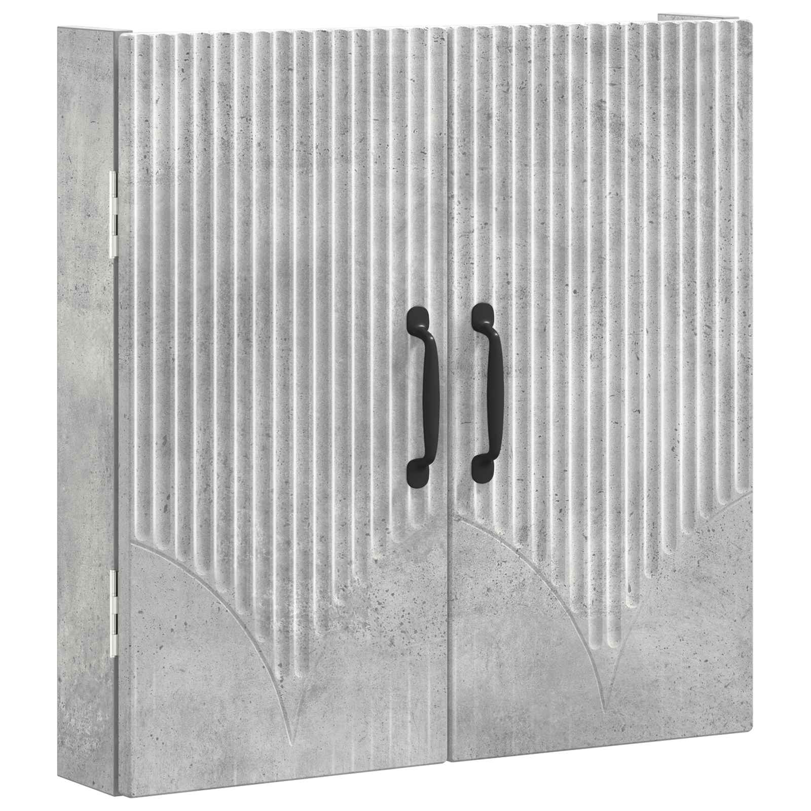 vidaXL Dartboard Cabinet HOORN Concrete Grey 52.5 x 10.5 x 53.5 cm 4