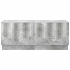 vidaXL TV Cabinet Concrete Grey Engineered Wood 5