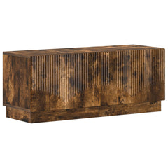 vidaXL TV Cabinet Smoked Oak Engineered Wood 2