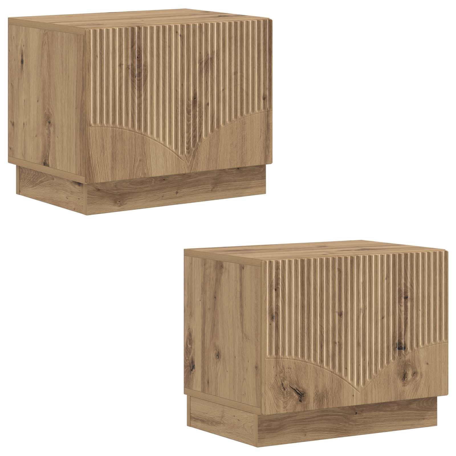 vidaXL TV Cabinet Artisan Oak Engineered Wood 4