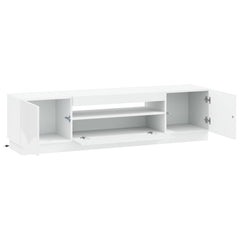 LED TV Cabinet Engineered Wood White