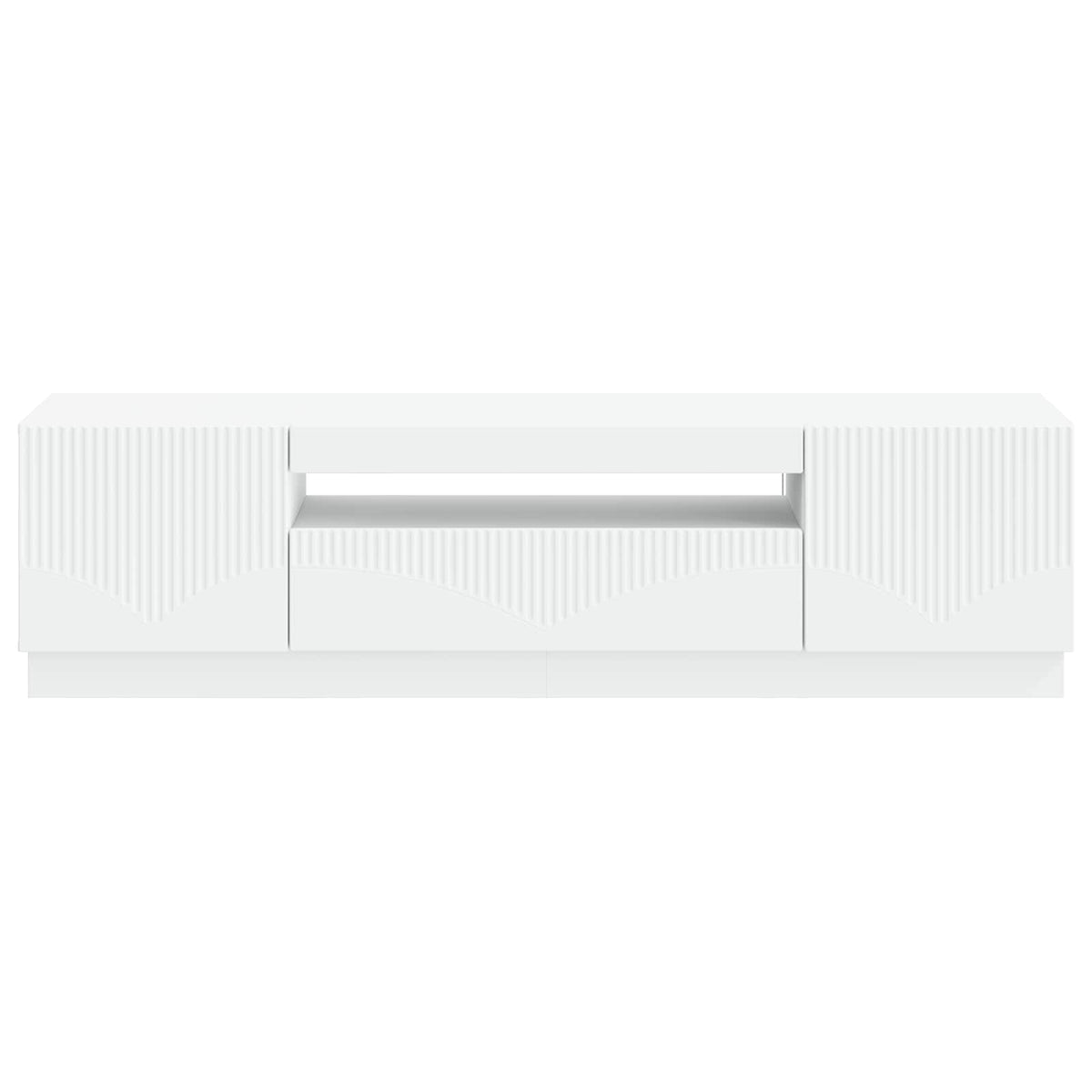 LED TV Cabinet Engineered Wood White