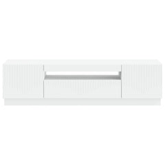 LED TV Cabinet Engineered Wood White