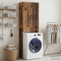 Toilet Cabinet HOORN 66 x 25.5 x 190 cm Old wood
