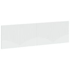 Wall-Mounted Headboard HOORN Engineered Wood Width 180 cm White