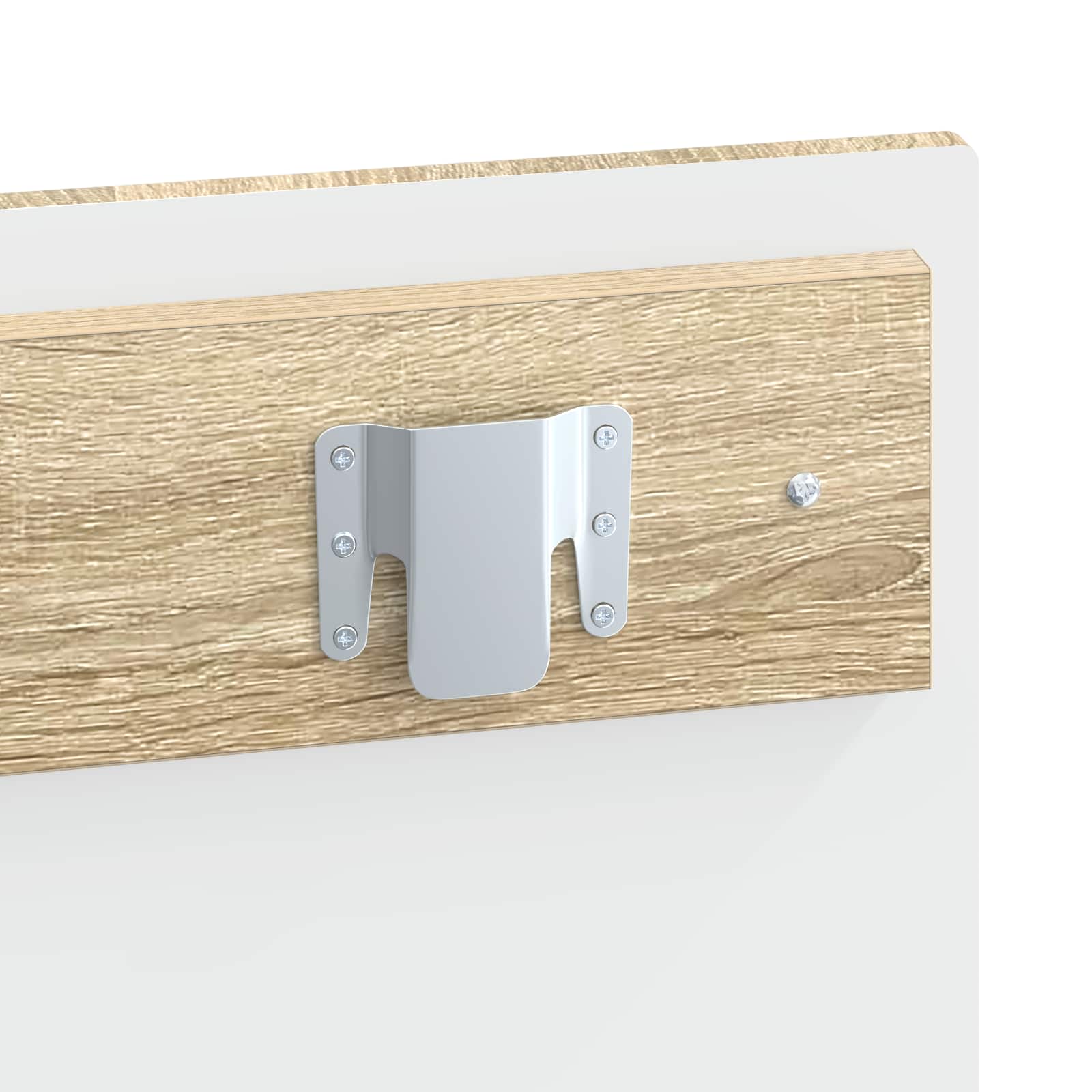 vidaXL Wall-Mounted Headboard HOORN Sonoma Oak Engineered Wood 6