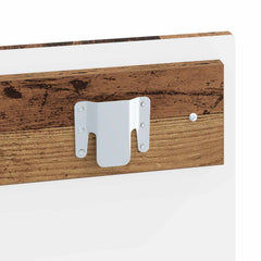 vidaXL Wall-Mounted Headboard HOORN Old Wood Engineered Wood 6