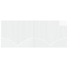 vidaXL Wall-Mounted Headboard HOORN High Gloss White Engineered Wood 3