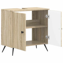 vidaXL Bathroom Sink Cabinet BREDA Sonoma Oak 59.5 x 31.5x 59 cm 3