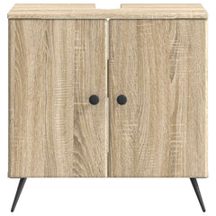vidaXL Bathroom Sink Cabinet BREDA Sonoma Oak 59.5 x 31.5x 59 cm 4