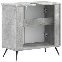 vidaXL Bathroom Sink Cabinet BREDA Concrete Grey 59.5 x 31.5x 59 cm 6