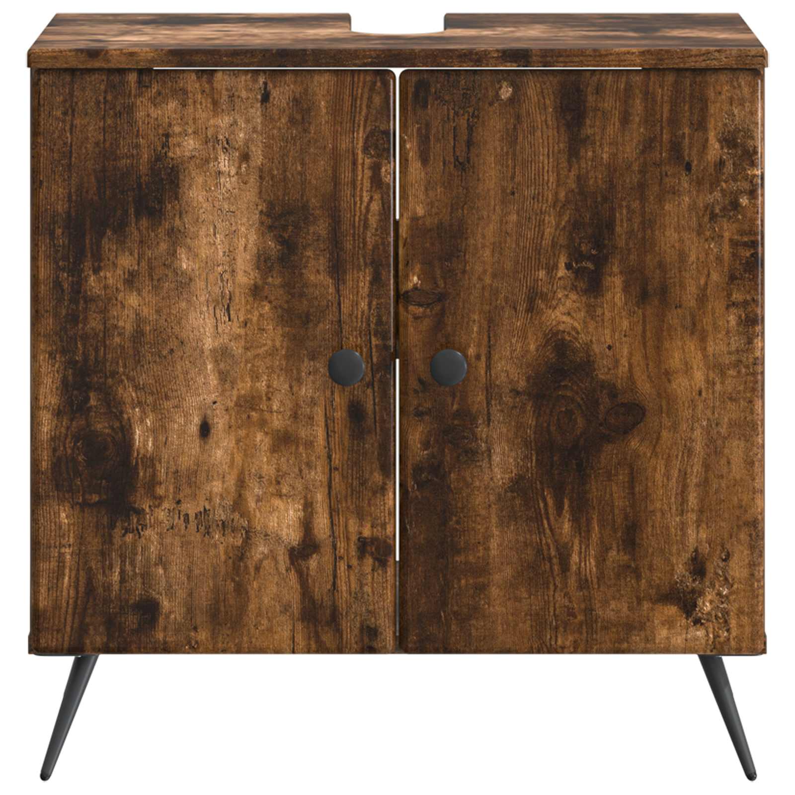 vidaXL Bathroom Sink Cabinet BREDA Smoked Oak 59.5 x 31.5x 59 cm 4