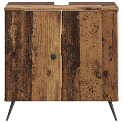 vidaXL Bathroom Sink Cabinet BREDA Old Wood 59.5 x 31.5x 59 cm 4